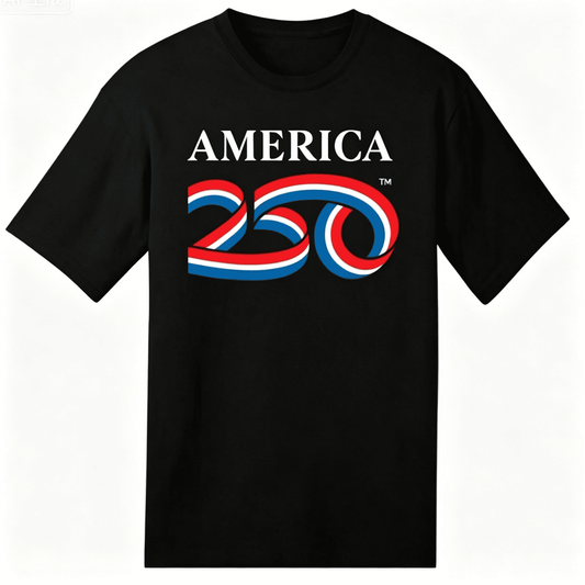 Unisex July 4th 2026 USA Independence Anniversary Black T-Shirt