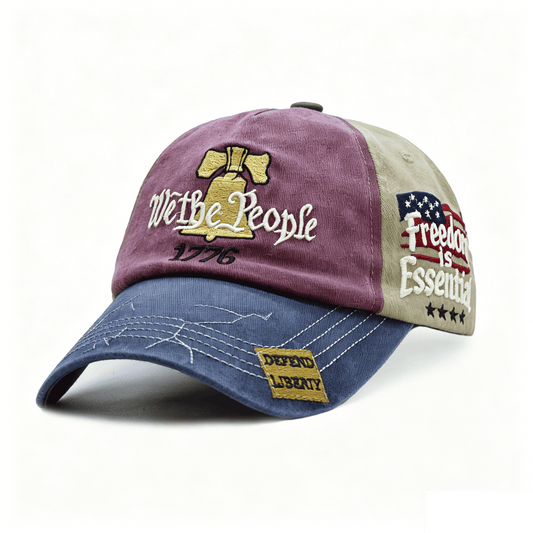 Anniversary USA hat, Patriotic Embroidered Baseball Cap, Patriot Cap 1776-2026 Bicentennial Gift for Men & Women